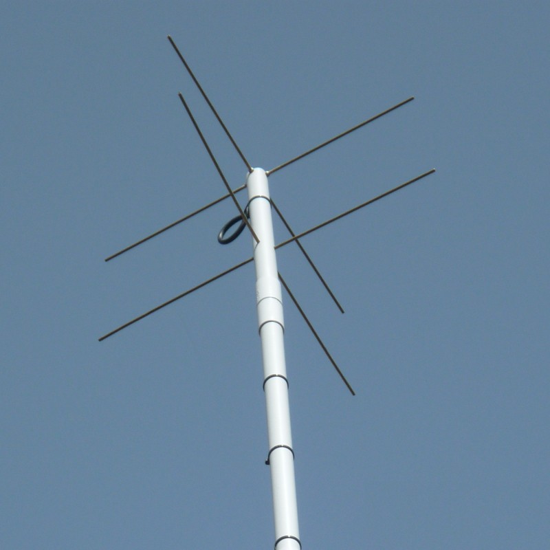 Antenna turnstile MILSAT - SATCOM "wow turnstile"